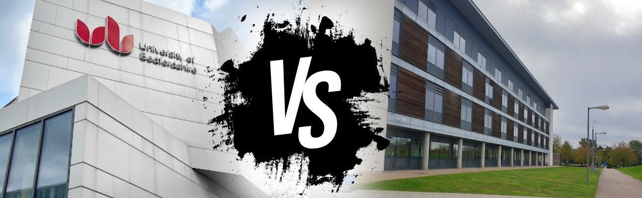 University of Bedfordshire vs the University of Hertfordshire